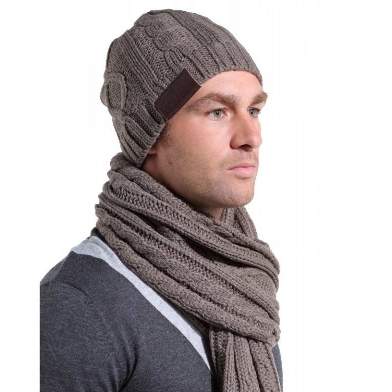 bonnet echarpe homme