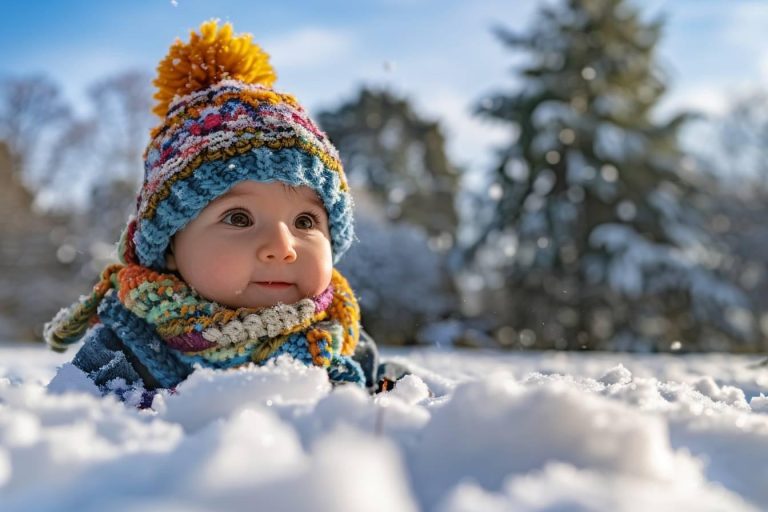 Bonnet echarpe enfant