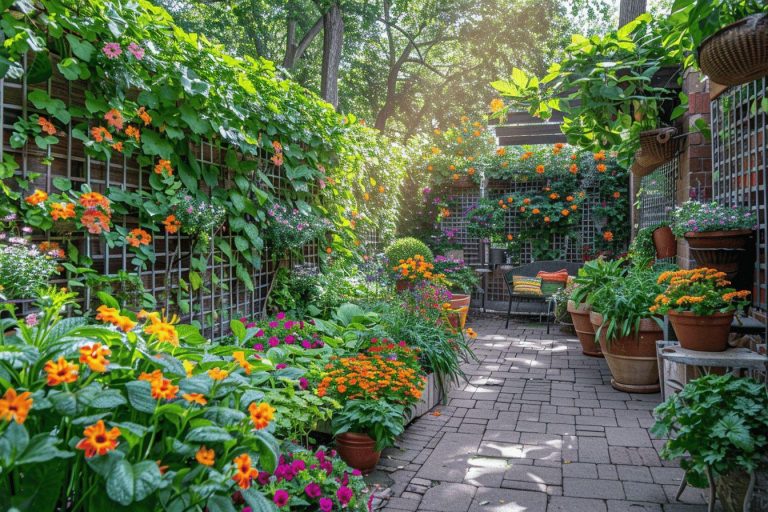 Comment aménager un espace de jardin le long d’un mur exposé au soleil ?