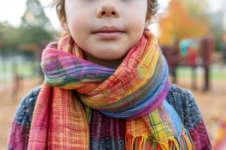 Longueur echarpe enfant