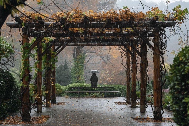 Comment se protéger de la pluie sous une pergola avec des canisses ?